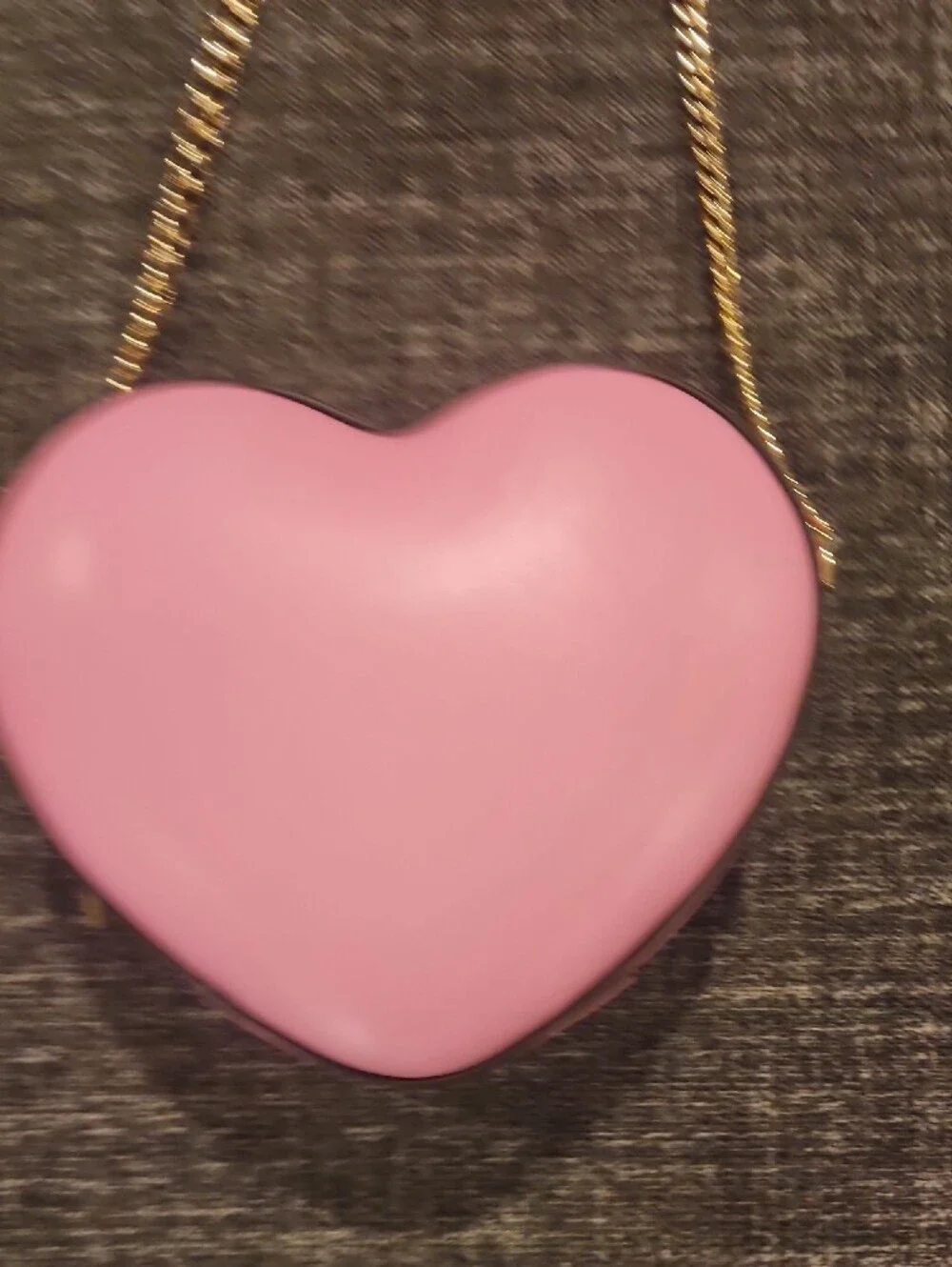 kate spade Pink Heart Mini Crossbody with Gold Chain